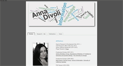 Desktop Screenshot of annadivoli.com