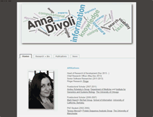 Tablet Screenshot of annadivoli.com